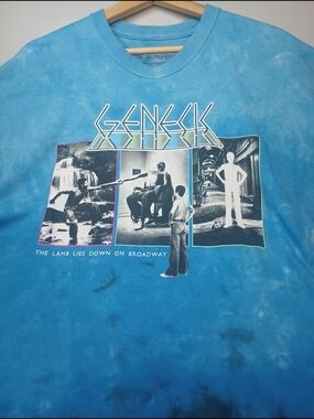 Liquid Blue Genesis The Lamb Lies Down On Broadway Tye Dye T Shirt Size XL